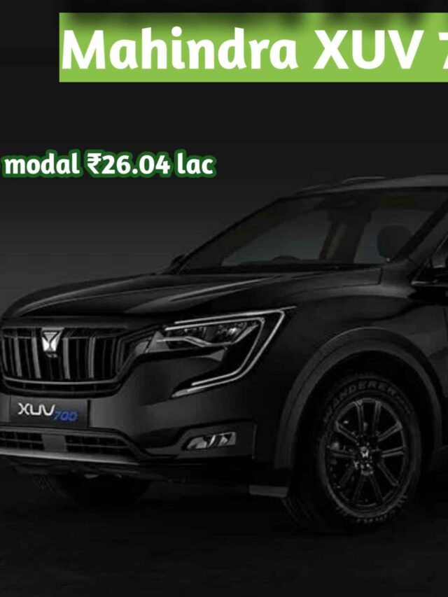 New Mahindra XUV 2025 Dark Edition