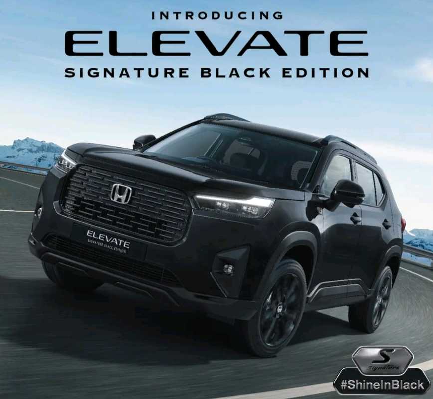 New Honda Elevate Black Edition 2025
