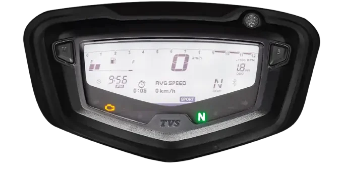 TVS Apache RTR Meter Console