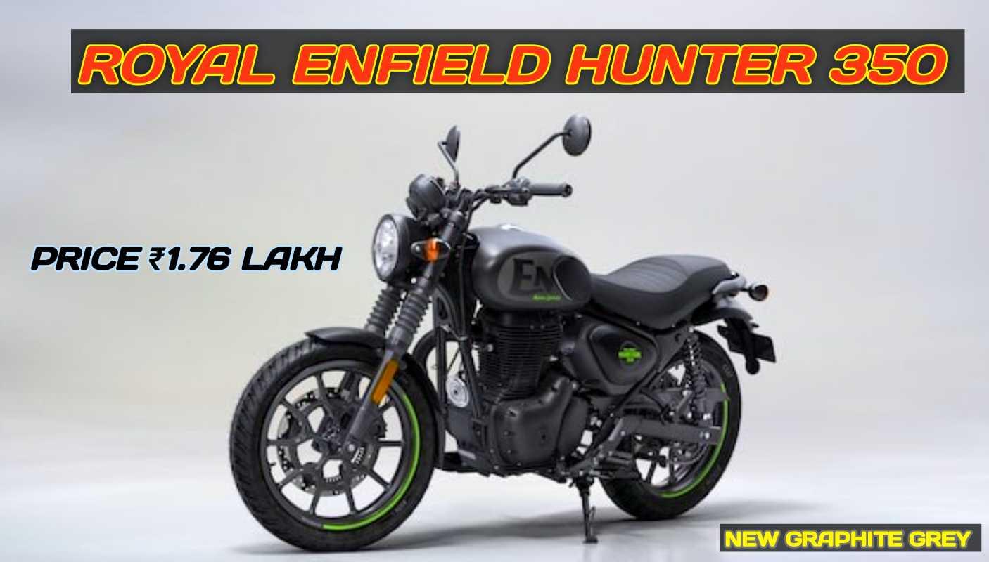 Royal Enfield Hunter 350 Graphite Grey